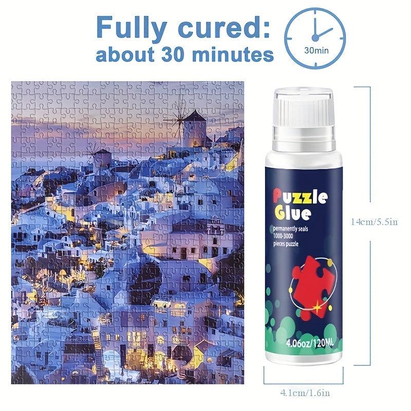 Clear Puzzle Glue with Sponge Head for 1000-3000 Piece Puzzles