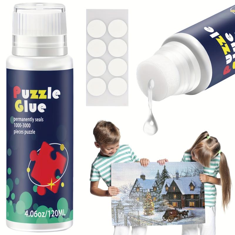 Clear Puzzle Glue with Sponge Head for 1000-3000 Piece Puzzles