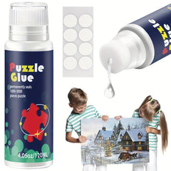 Clear Puzzle Glue with Sponge Head for 1000-3000 Piece Puzzles