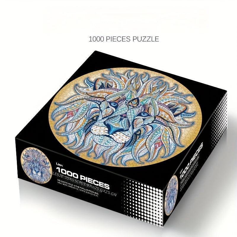 1000pc Earth And Moon Cartoon Animal Jigsaw Puzzle