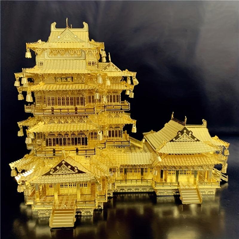 Yuejiang Tower 3D Metal Puzzle DIY Model Jigsaw Toy