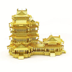 Yuejiang Tower 3D Metal Puzzle DIY Model Jigsaw Toy