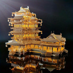 Yuejiang Tower 3D Metal Puzzle DIY Model Jigsaw Toy
