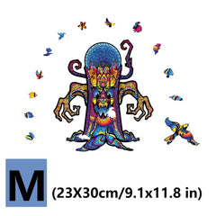 Wooden Jigsaw Puzzles Tree Monster Home Decor Puzzle Games KY9168