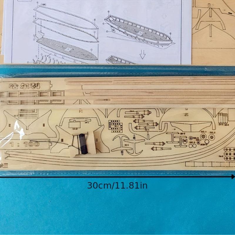 Wooden Assembled Royal Yacht Sailing Model
