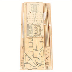 Wooden Assembled Royal Yacht Sailing Model