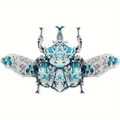 Piececool 3D Metal Puzzle Insect Themed DIY Crafts Creative Birthday 22Pcs