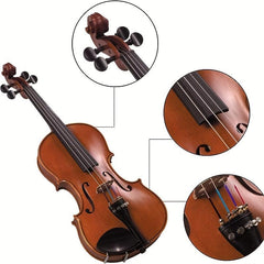 4 Violin String Universal Set Classic Silver GDAE Steel Core Nickel Plated