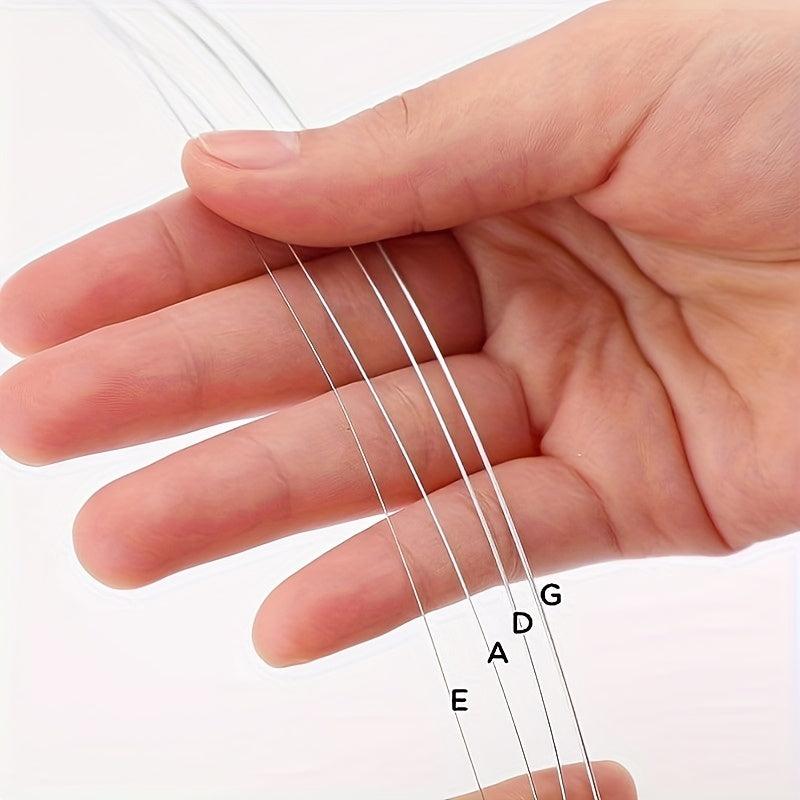 4 Violin String Universal Set Classic Silver GDAE Steel Core Nickel Plated