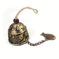 Vintage Dragon Fengshui Bell Good Luck Bless For Home Garden