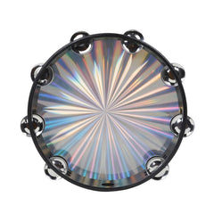 High 10 Inch Tambourine with Double Row Bells