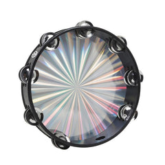 High 10 Inch Tambourine with Double Row Bells