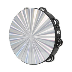 High 10 Inch Tambourine with Double Row Bells