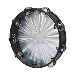 High 10 Inch Tambourine with Double Row Bells