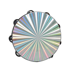 High 10 Inch Tambourine with Double Row Bells
