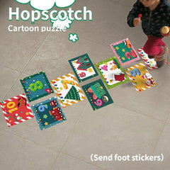 12 Christmas Halloween Puzzle Mat Floor Stickers