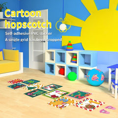 12 Christmas Halloween Puzzle Mat Floor Stickers
