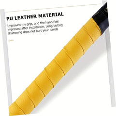 2pcs Non-slip Sweat Absorbing Tape for Drum Sticks in Yellow