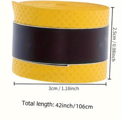 2pcs Non-slip Sweat Absorbing Tape for Drum Sticks in Yellow