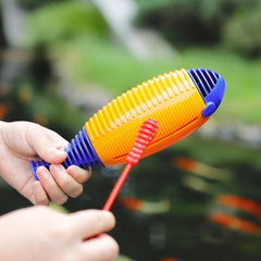 Orff Percussion Instrument Fish Frog Tube Wooden Clapper
