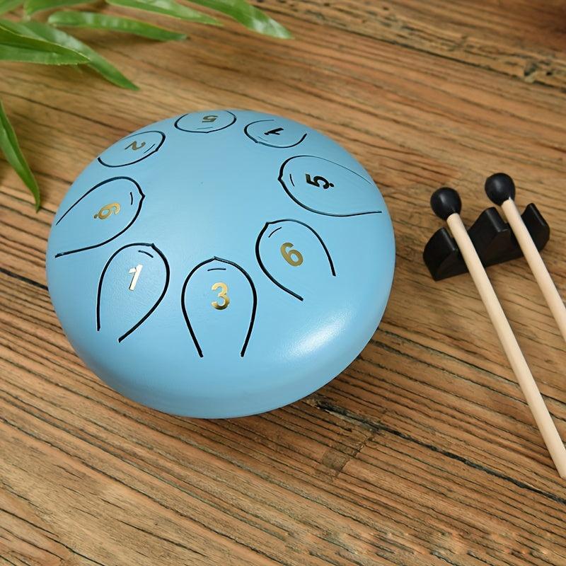 15 24 Cm 8 Tone Empty Drum Steel Tongue Drum Forget Worry Drum Lotus Drum