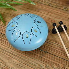 15 24 Cm 8 Tone Empty Drum Steel Tongue Drum Forget Worry Drum Lotus Drum