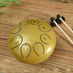15 24 Cm 8 Tone Empty Drum Steel Tongue Drum Forget Worry Drum Lotus Drum