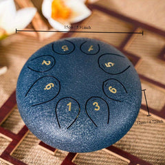 15 24 Cm 8 Tone Empty Drum Steel Tongue Drum Forget Worry Drum Lotus Drum