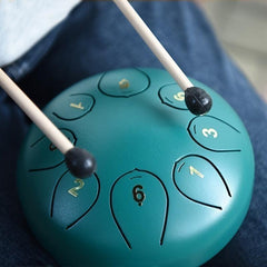 15 24 Cm 8 Tone Empty Drum Steel Tongue Drum Forget Worry Drum Lotus Drum