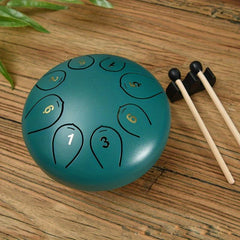 15 24 Cm 8 Tone Empty Drum Steel Tongue Drum Forget Worry Drum Lotus Drum