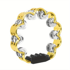 Adults' Hand Tambourine with Metal Bells on ABS Tambourine