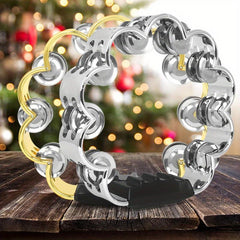 Adults' Hand Tambourine with Metal Bells on ABS Tambourine