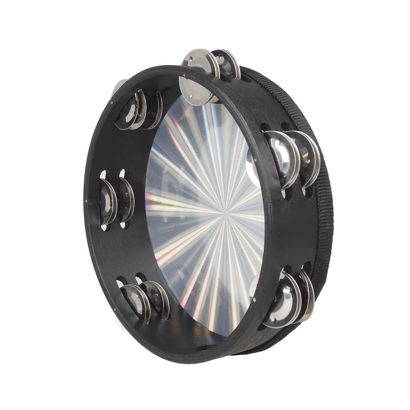 8 Inch Laser Colorful Double Row Hand Drum Stainless Steel Percussion Instrument