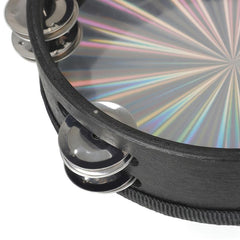 8 Inch Laser Colorful Double Row Hand Drum Stainless Steel Percussion Instrument