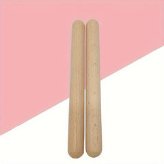2pcs Educational Wooden Drum Sticks Classical Music Rhythm Sticks