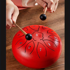 6 Inch 11 Tone Handcrafted Hollow Drum for Unique Rhythms