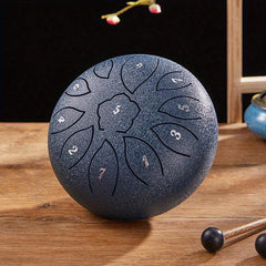 6 Inch 11 Tone Handcrafted Hollow Drum for Unique Rhythms