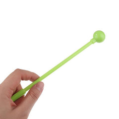 1 Pair Percussion Drum Sticks Mallets Plastic Instrument Multiple Colors