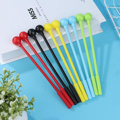 1 Pair Percussion Drum Sticks Mallets Plastic Instrument Multiple Colors