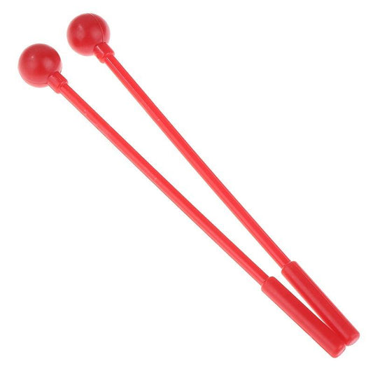 1 Pair Percussion Drum Sticks Mallets Plastic Instrument Multiple Colors
