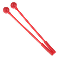 1 Pair Percussion Drum Sticks Mallets Plastic Instrument Multiple Colors