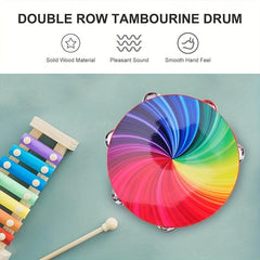 8 inch Double row Tambourine Percussion Instrument