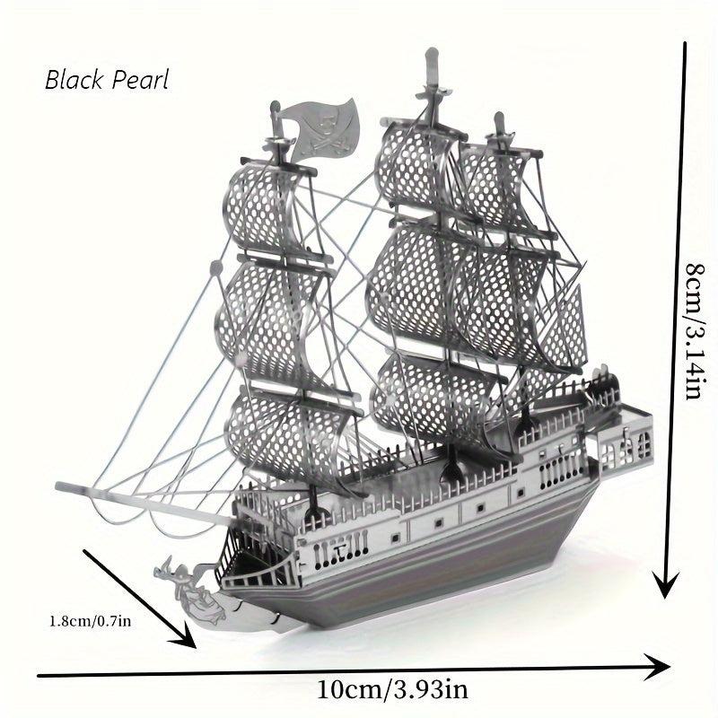 3D Stereo Metal Jigsee Pearl Pirates Of The Caribbean Metal Jigsee