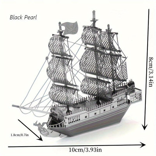 3D Stereo Metal Jigsee Pearl Pirates Of The Caribbean Metal Jigsee