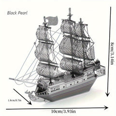 3D Stereo Metal Jigsee Pearl Pirates Of The Caribbean Metal Jigsee
