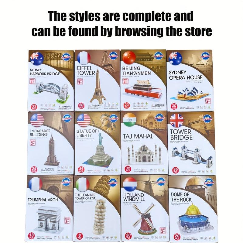 3D Puzzle Famous Landmarks Statue of Liberty Souvenir Gift Collection