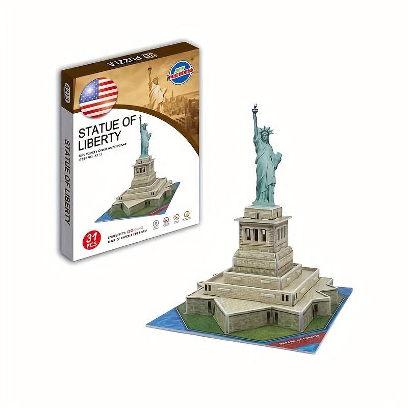 3D Puzzle Famous Landmarks Statue of Liberty Souvenir Gift Collection