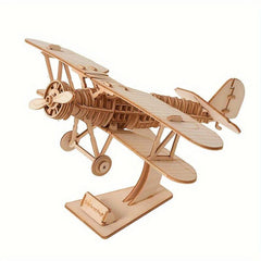 Wooden 3D Puzzle Educational Assembled Toys Parent-child Building Blocks