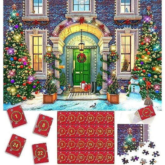 Christmas Advent Calendar Jigsaw Puzzles 1008 Pieces