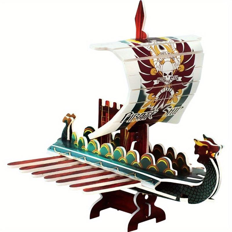 Pirate Educational 3D Puzzle DIY Pirate Jigsaw Puzzle